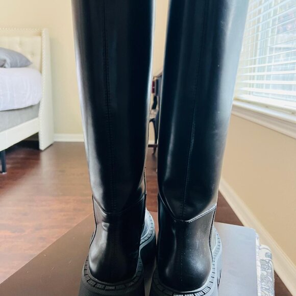 Zara Dark Lace-Up Boots - Picture 4 of 7